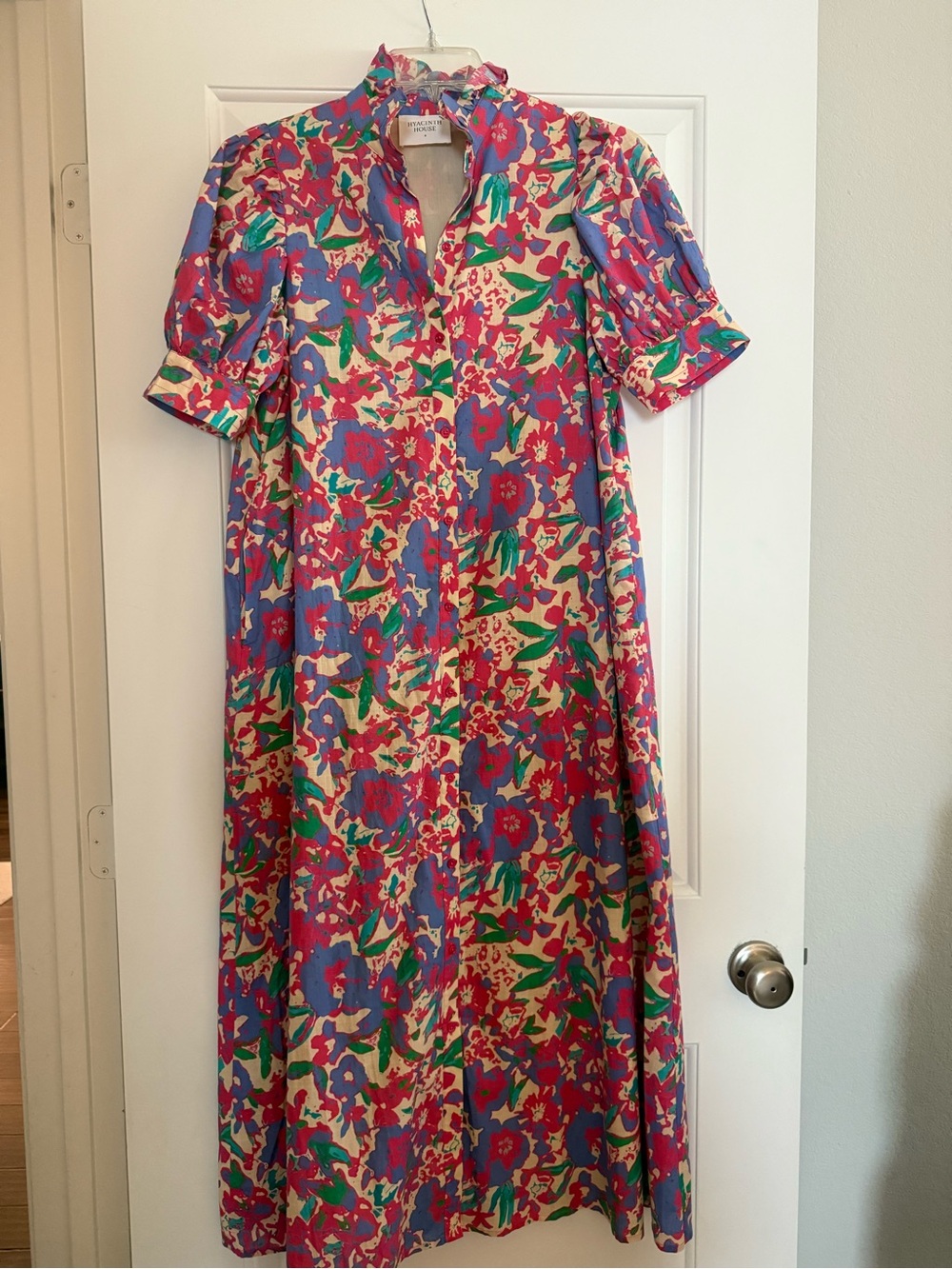 Vibrant Floral Maxi Dress in Multicolor by